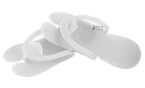 Pedicure Foam Slippers wit, 10paar