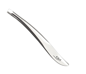 Recht pincet zilver - 9 cm