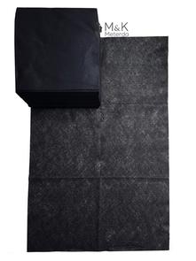 Geperforeerde niet-geweven Handdoek Zwart 70x40, 50stuks Geperforeerde niet-geweven Handdoek Zwart 70x40, 50stuks